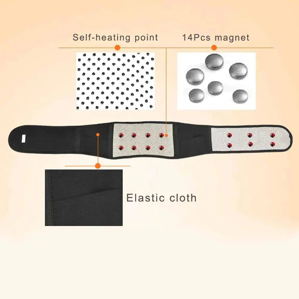 Ceinture de soutien lombaire magnétique premium