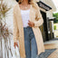 Women's Long Solid Color Sweater