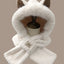 Chapeau à oreilles de renard en fourrure mignonne pour l'automne et l'hiver