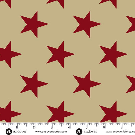 Lace Star Spangled Fredericksburg Revisited Cotton Wideback Fabric