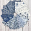 Lakeland Blues - 2 1/2" Cotton Strips (42 Prints)
