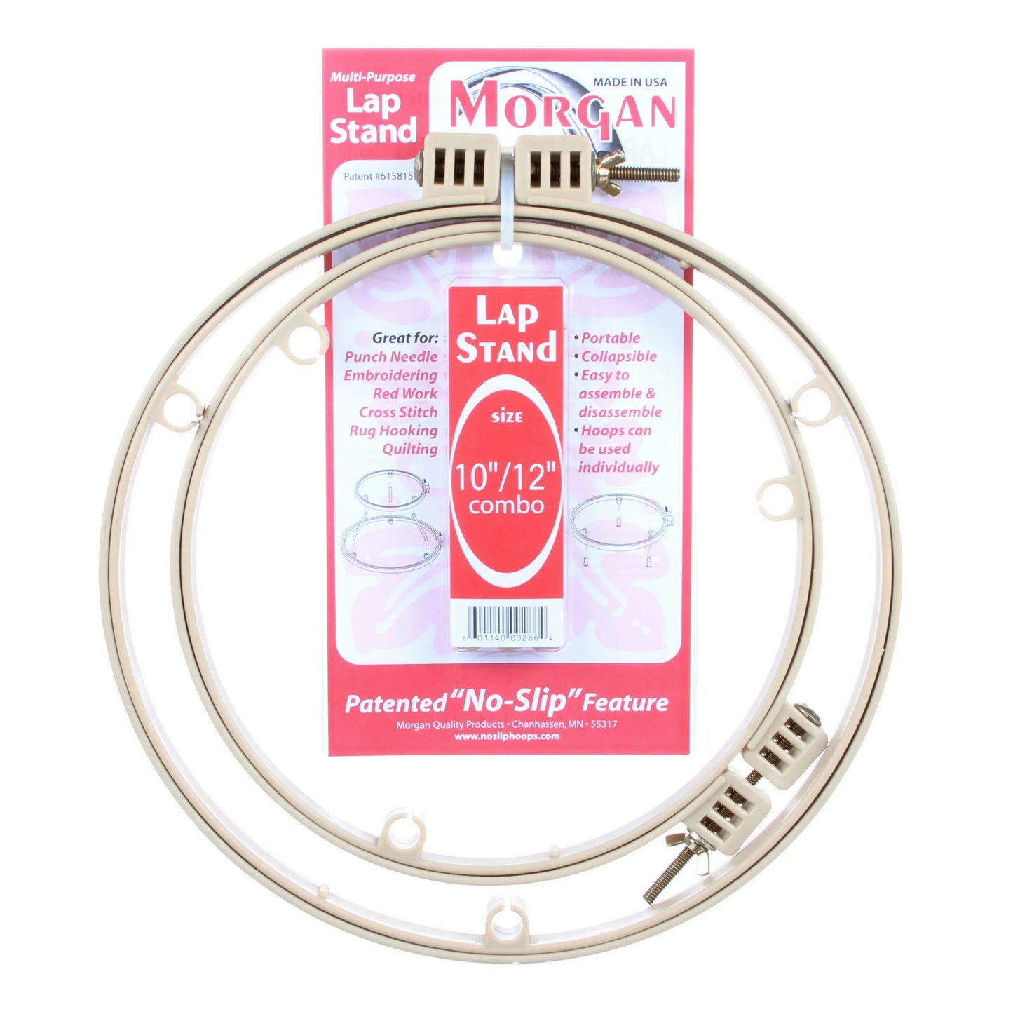 Lap Stand with 10in/12in Hoop Combo for Crafting