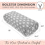Sustainable Organic Cotton Yoga Bolster Set with Carry Bag for Ultimate Comfort - Korvel