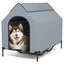 Elevated Outdoor Pet House with Ventilated Windows - Large/Middle/Small