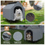 Elevated Outdoor Pet House with Ventilated Windows - Large/Middle/Small