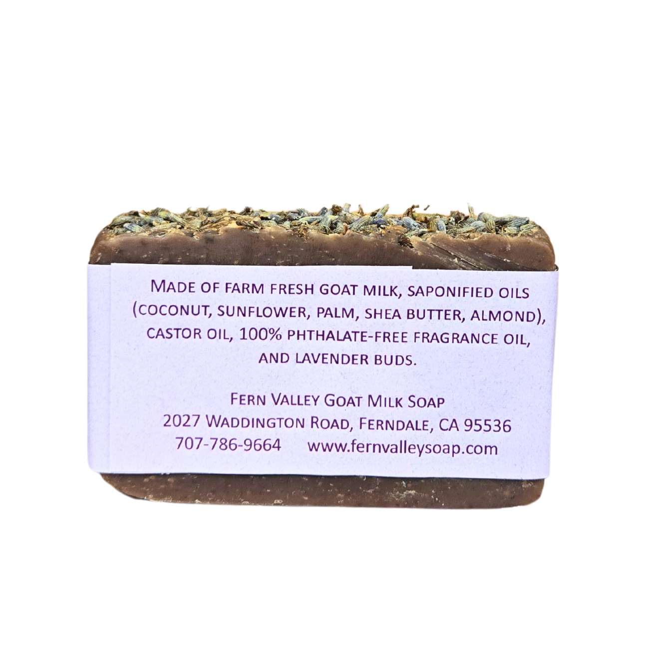 Handmade Goat Milk Soap | Lavender & Black Amber Scent