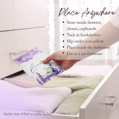 Gayo Lavender Aromatic Sachets - Natural Freshness for Your Home - Korvel