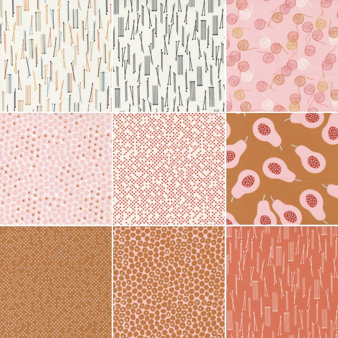 Ensemble de Fat Quarters Lazy Afternoon - Ensemble de 16