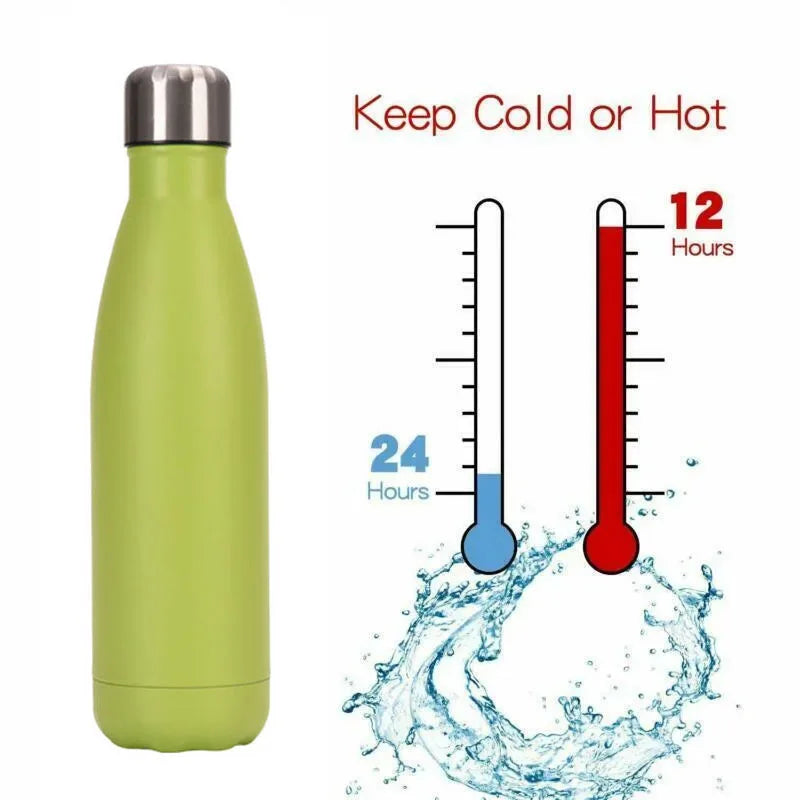 Bouteille de sport en acier inoxydable premium - 500ml