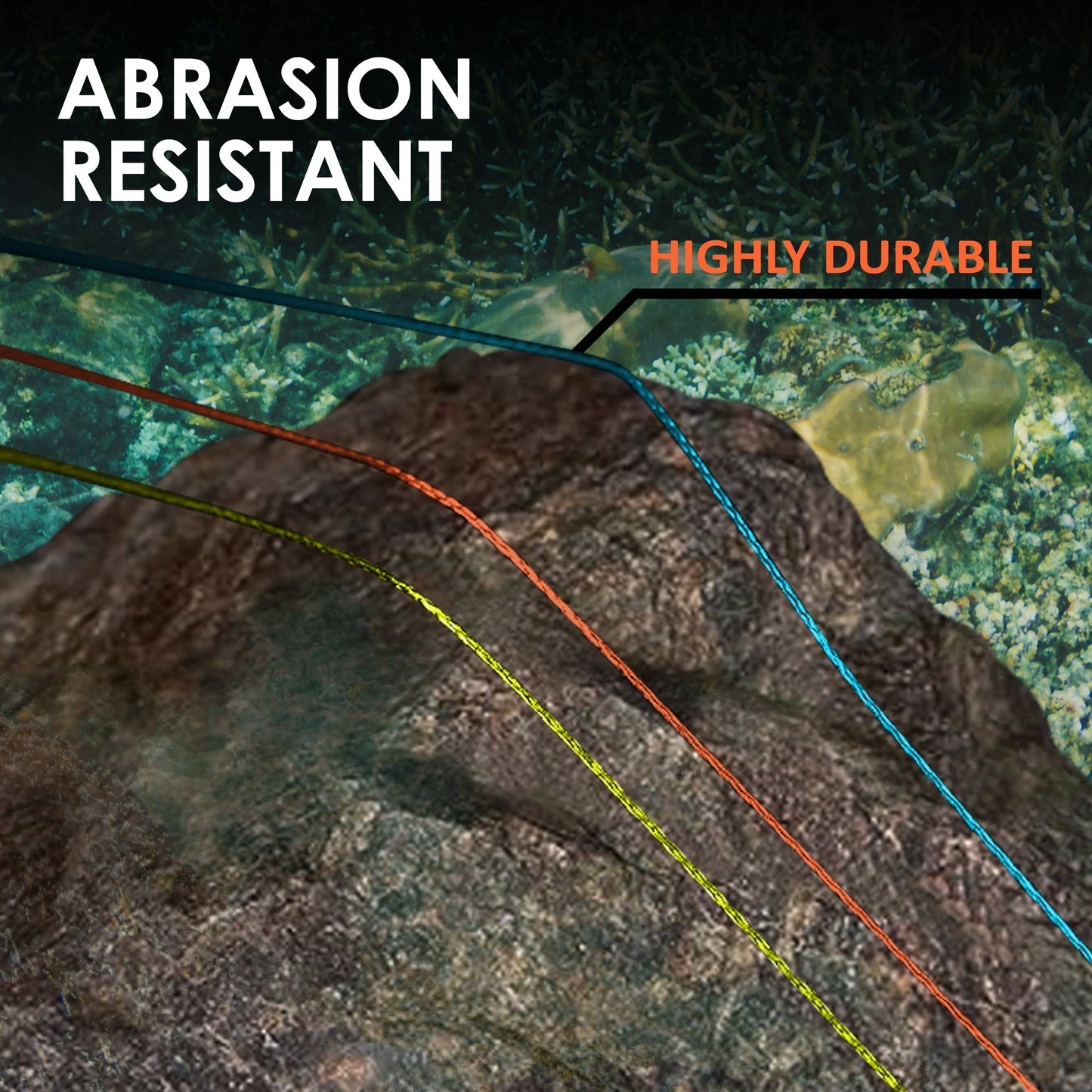 Línea trenzada de arrastre con dosificación de núcleo de plomo Reaction Tackle