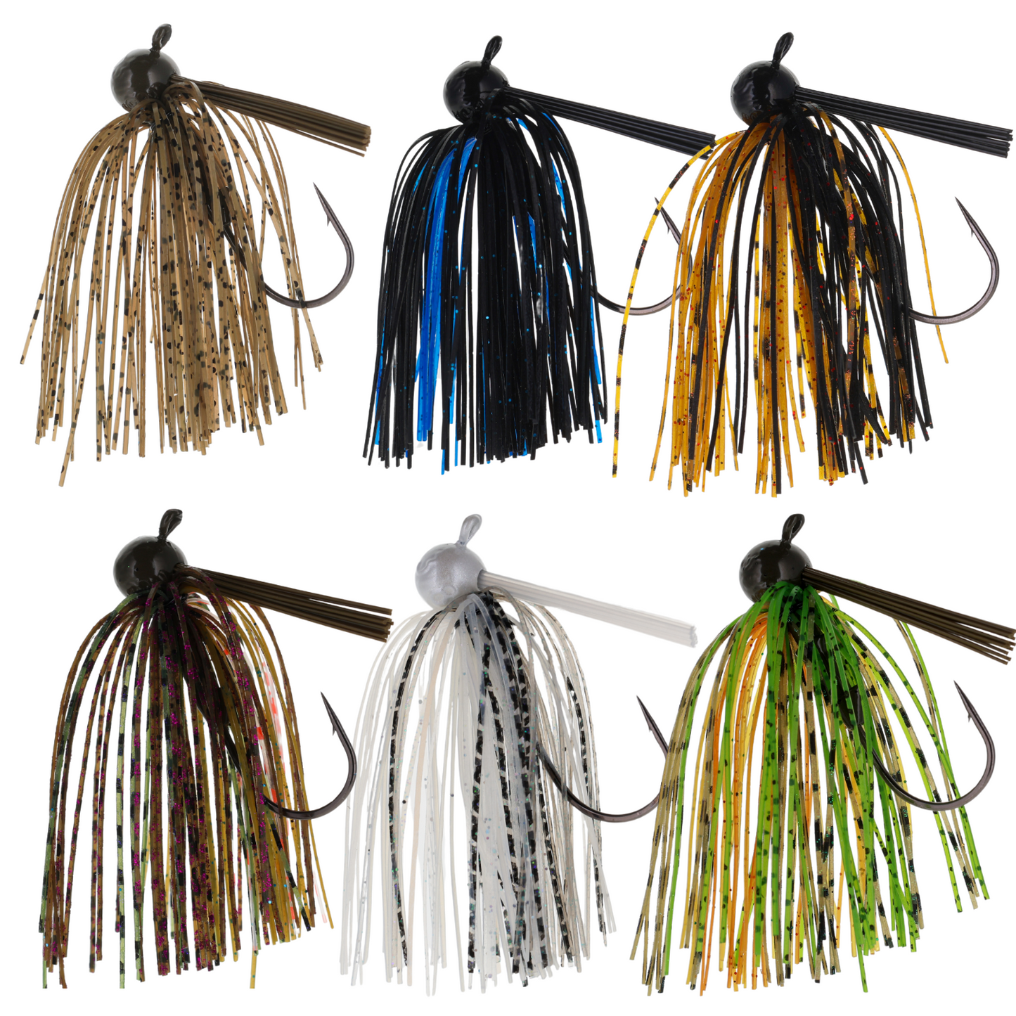 Premium Reaction Tackle Football Jigs - 3-Pack for Fishing