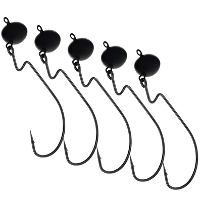 Reaction Tackle Heavy-Duty Football Swing Jigs - 5-Pack