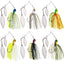 Reaction Tackle Lead Spinnerbait Jigs – 3-Pack, Double Willow Blade - New