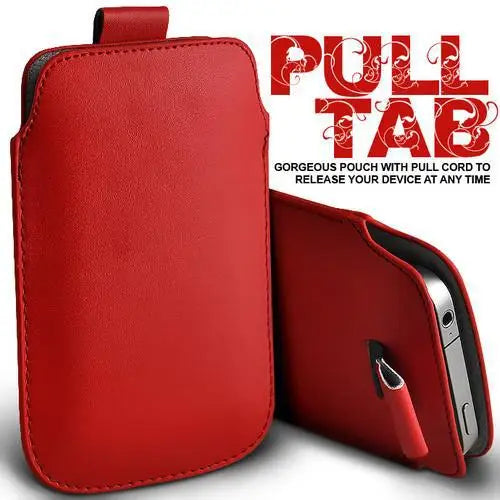 Leather Pouch Coque For iPhone 5 5S SE 5C Case Pocket Rope Holster Pull Tab Pouch Cover For iPhone SE 5 S E 5C Phone Bag Case - Korvel