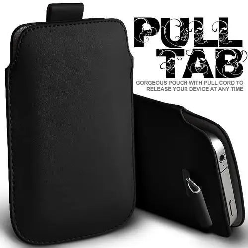 Leather Pouch Coque For iPhone 5 5S SE 5C Case Pocket Rope Holster Pull Tab Pouch Cover For iPhone SE 5 S E 5C Phone Bag Case - Korvel