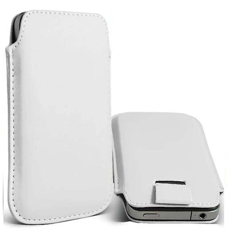 Leather Pouch Coque For iPhone 5 5S SE 5C Case Pocket Rope Holster Pull Tab Pouch Cover For iPhone SE 5 S E 5C Phone Bag Case - Korvel