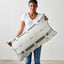 Coussin lombaire surdimensionné en coton Onyx Fulcrum