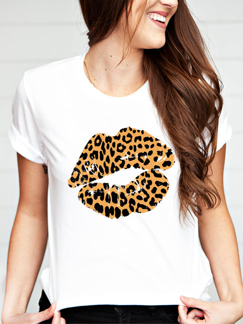 Leopard Lips Unisex T-Shirt - Korvel