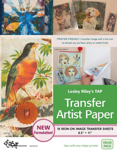 Lesley Rileys TAP Transfer Artist Paper - 18 Pack
