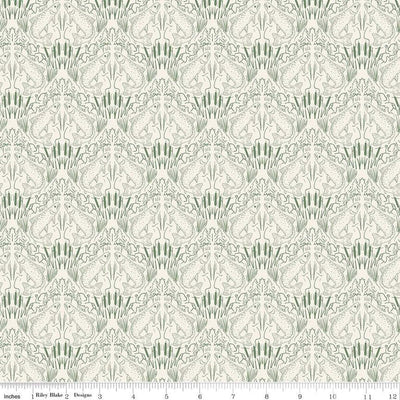 Let's Wander First Catch Cream Cotton Fabric - 43"/44" Per Yard