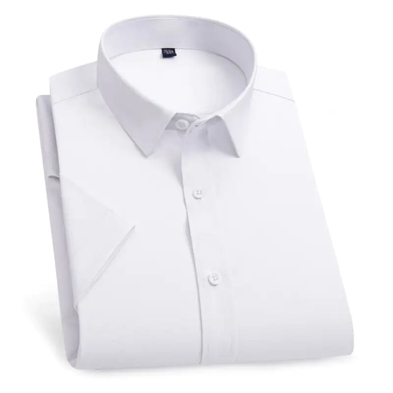 Hydrophobic Short Sleeve Business Shirt for Men