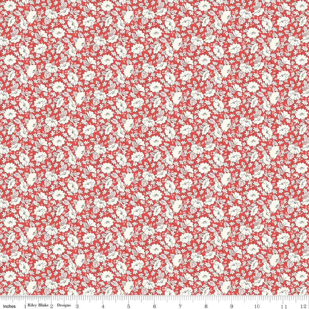Tela Mayflower Meadow de la Celebración Tudor de Liberty - 44"/45" por Yarda