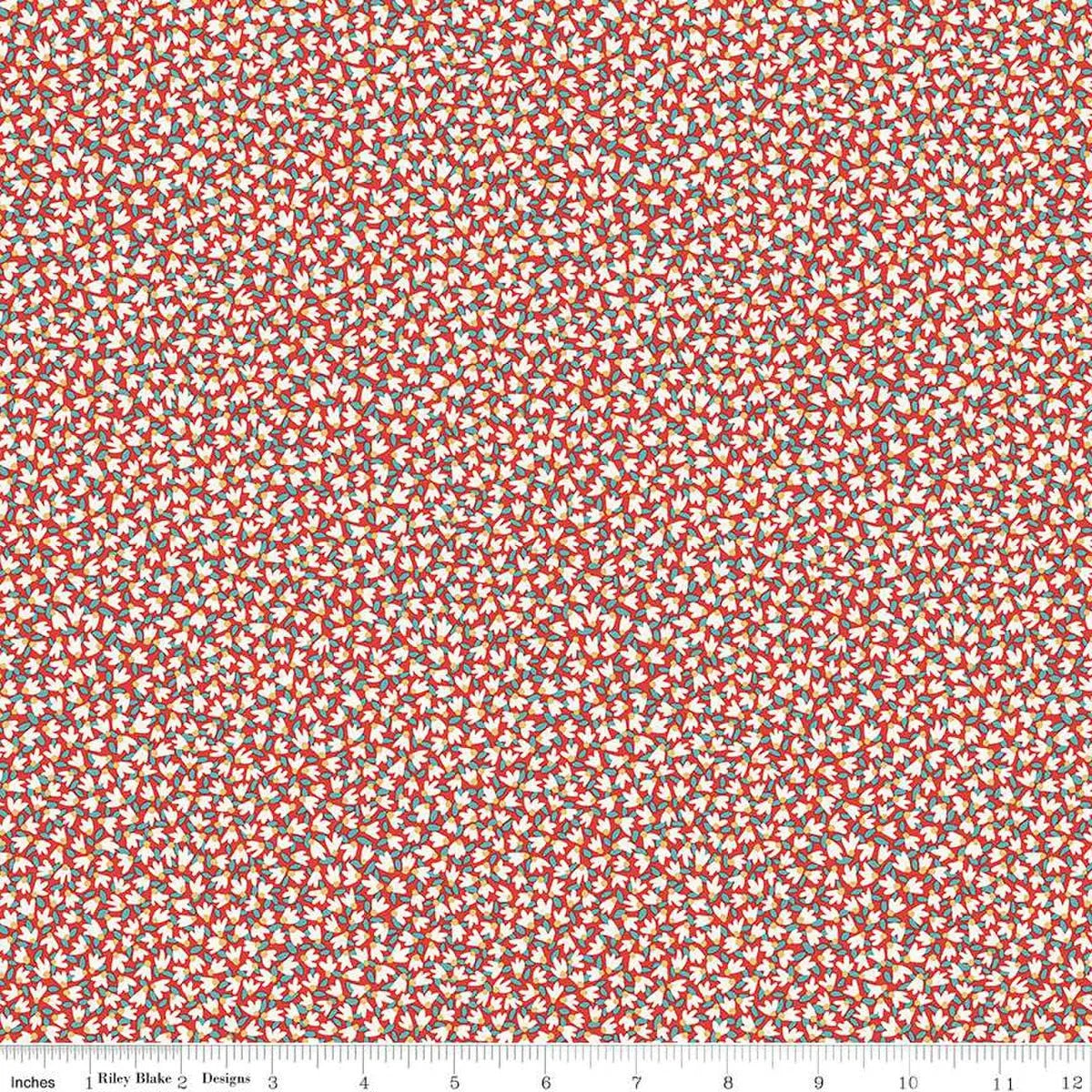 Liberty Tudor Celebration Tumble Fabric - 44"/45" Per Yard