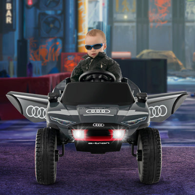Licensed Audi Kids Ride On E-tron Racing Car - Gray