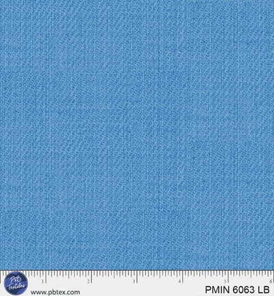 Light Blue Patriotic Minis Cotton Fabric - 44"/45" Per Yard