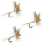 Mouches sèches classiques Light Cahill pour truite - Taille 12 (paquet de 3)