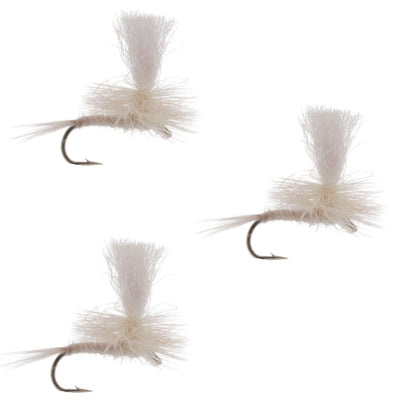 Pack de 3 mouches sèches Parachute Light Cahill Classic pour truite - Taille 14