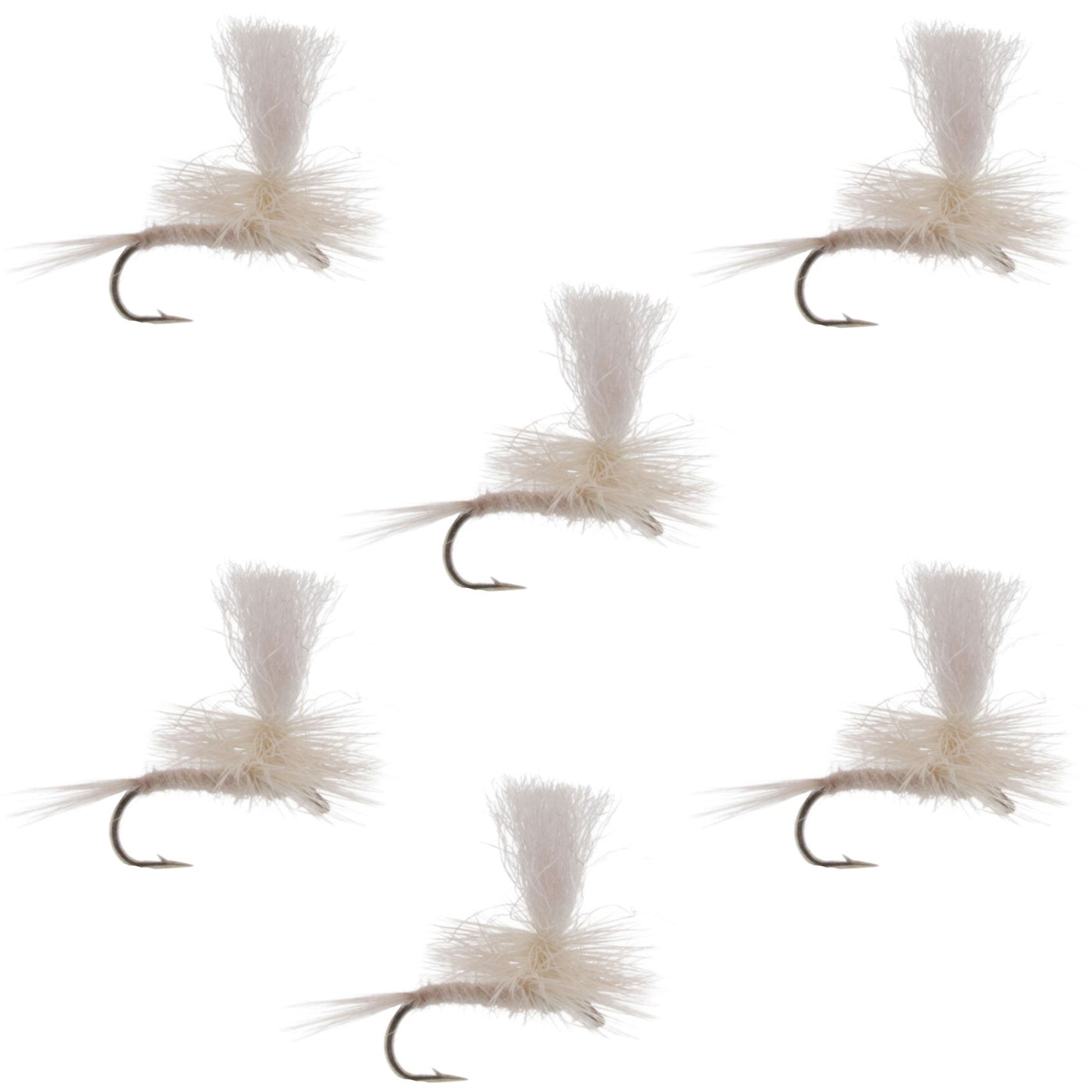 Parachute Light Cahill Classic Trout Dry Fly - Size 16 (Pack of 6)