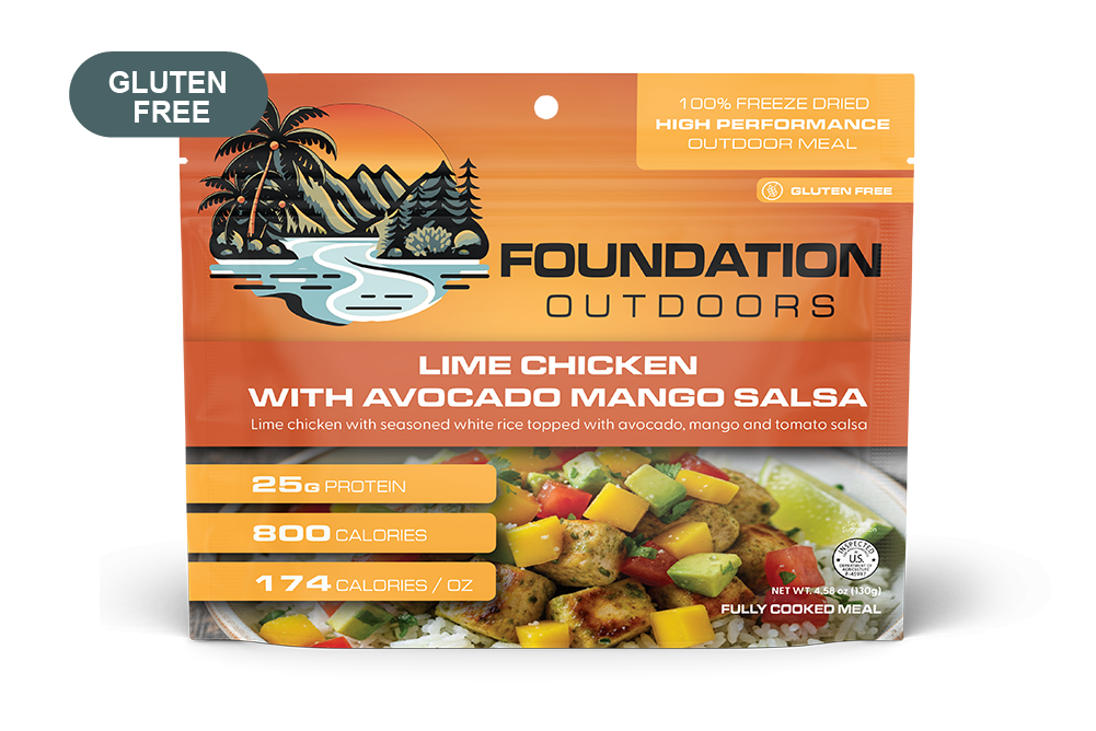 FOUNDATION Outdoors Pollo con Lima y Salsa de Mango y Aguacate