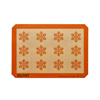Silpat Snowflake Half Size Baking Mat - Limited Edition - Korvel