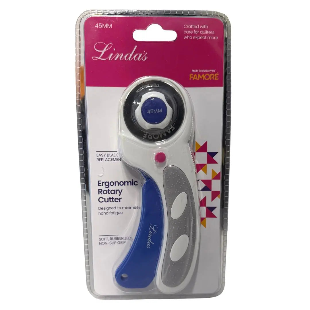 Cutter rotatif ergonomique de 45 mm de Linda