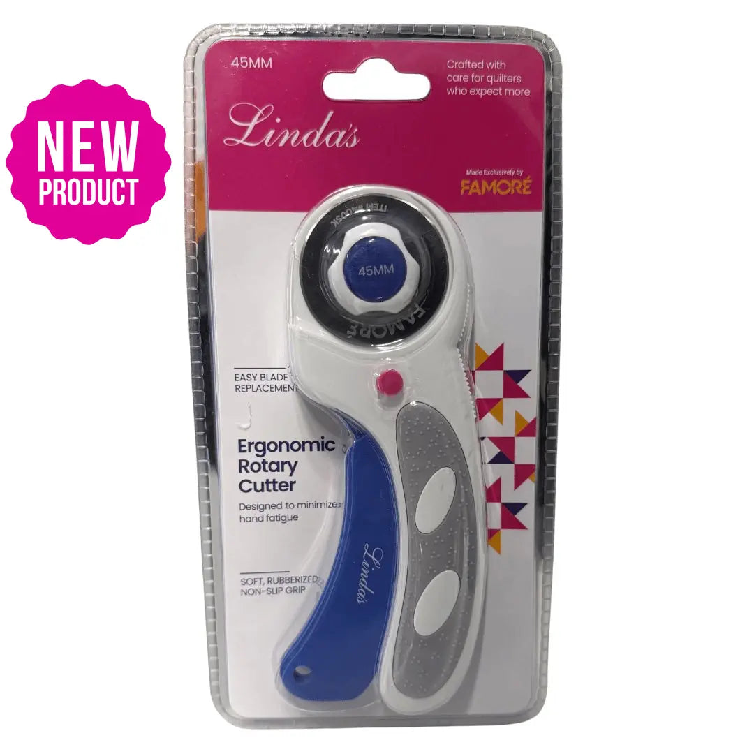Cutter rotatif ergonomique de 45 mm de Linda