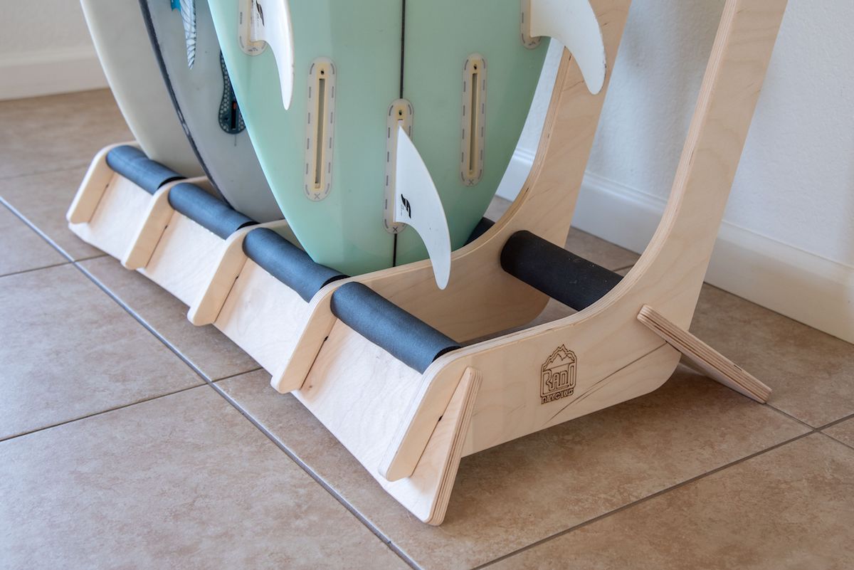 THE LINEUP Freestanding Surfboard Rack - Korvel