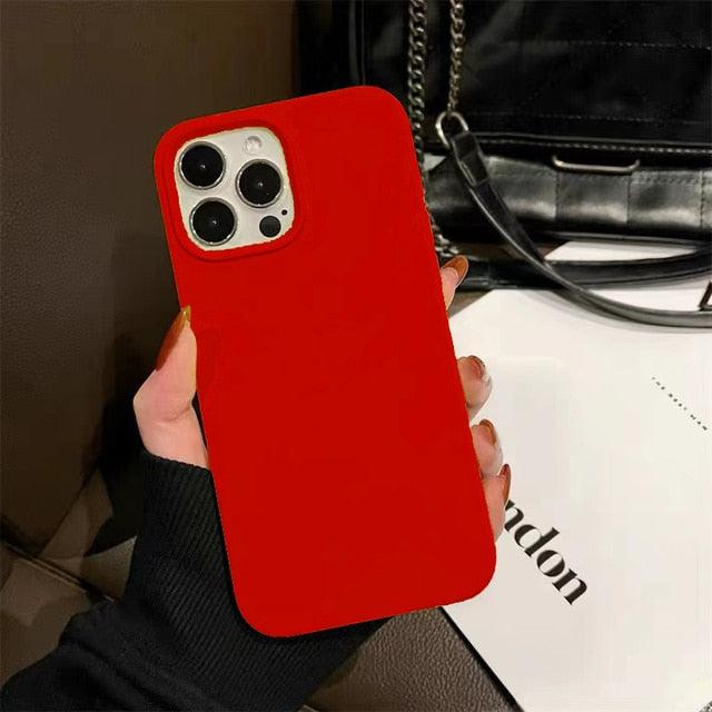 Premium Soft Silicone Phone Case for iPhone 14/13/12/11 Series