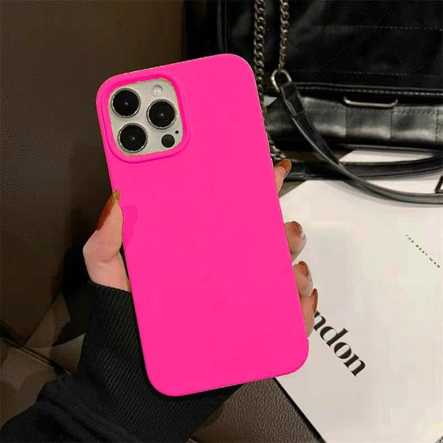 Premium Soft Silicone Phone Case for iPhone 14/13/12/11 Series