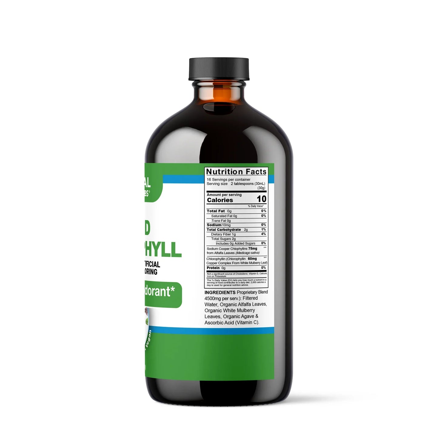 Chlorophylle Liquide Bio - Formule Alfalfa & Mûrier Blanc