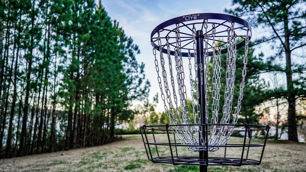 MVP Black Hole Lite Disc Golf Basket with Transit Bag