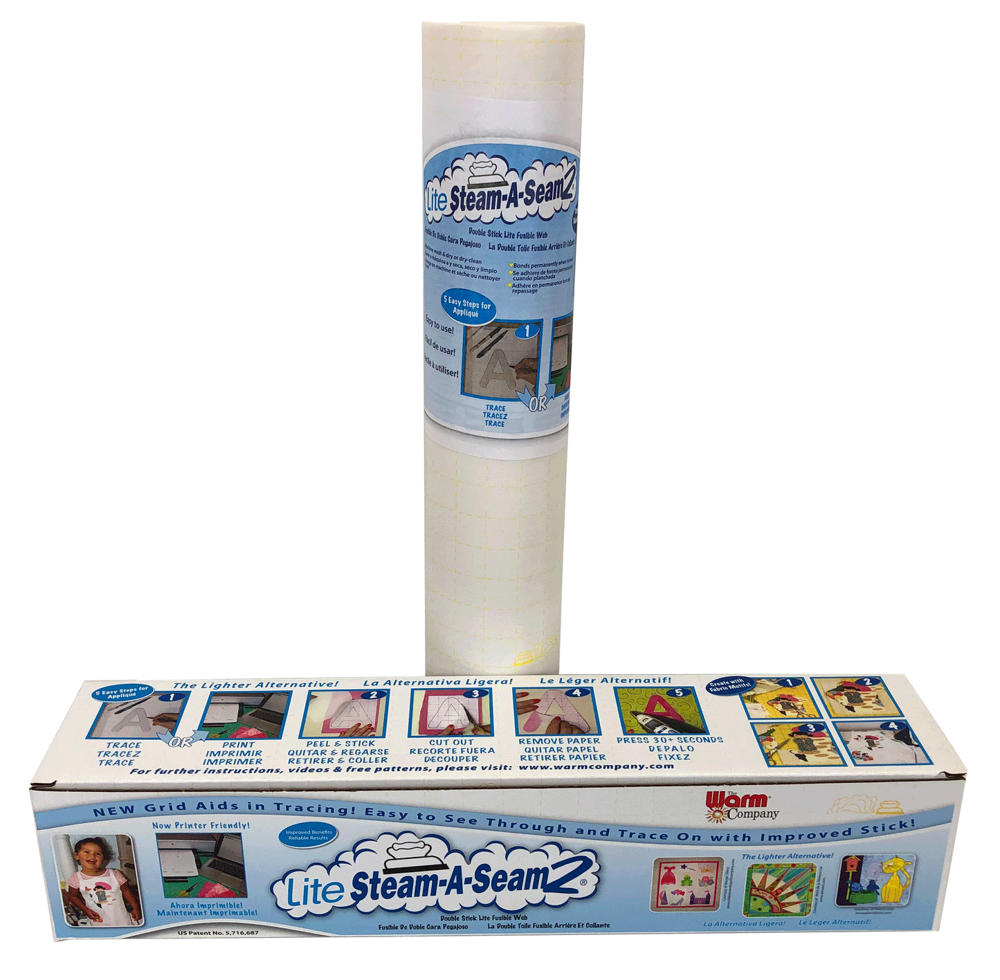 Lite Steam-A-Seam 2 24" x 25 YD Fusible Web Tape