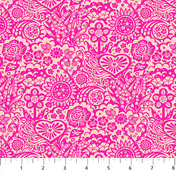 Tissu en coton Little Heaven Haute Yesterday - 44"/45" par yard