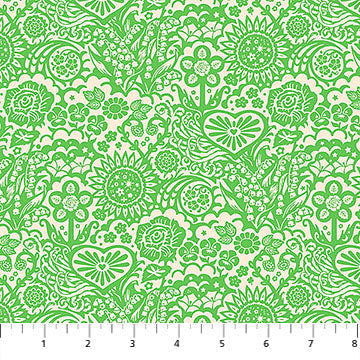 Tela de Algodón Little Heaven Verdant Yesterday - 44"/45" por Yarda