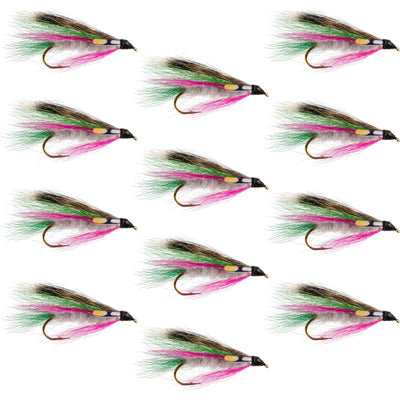 Premium Rainbow Trout Streamer Flies - 12 Pack - Size 4 - Korvel