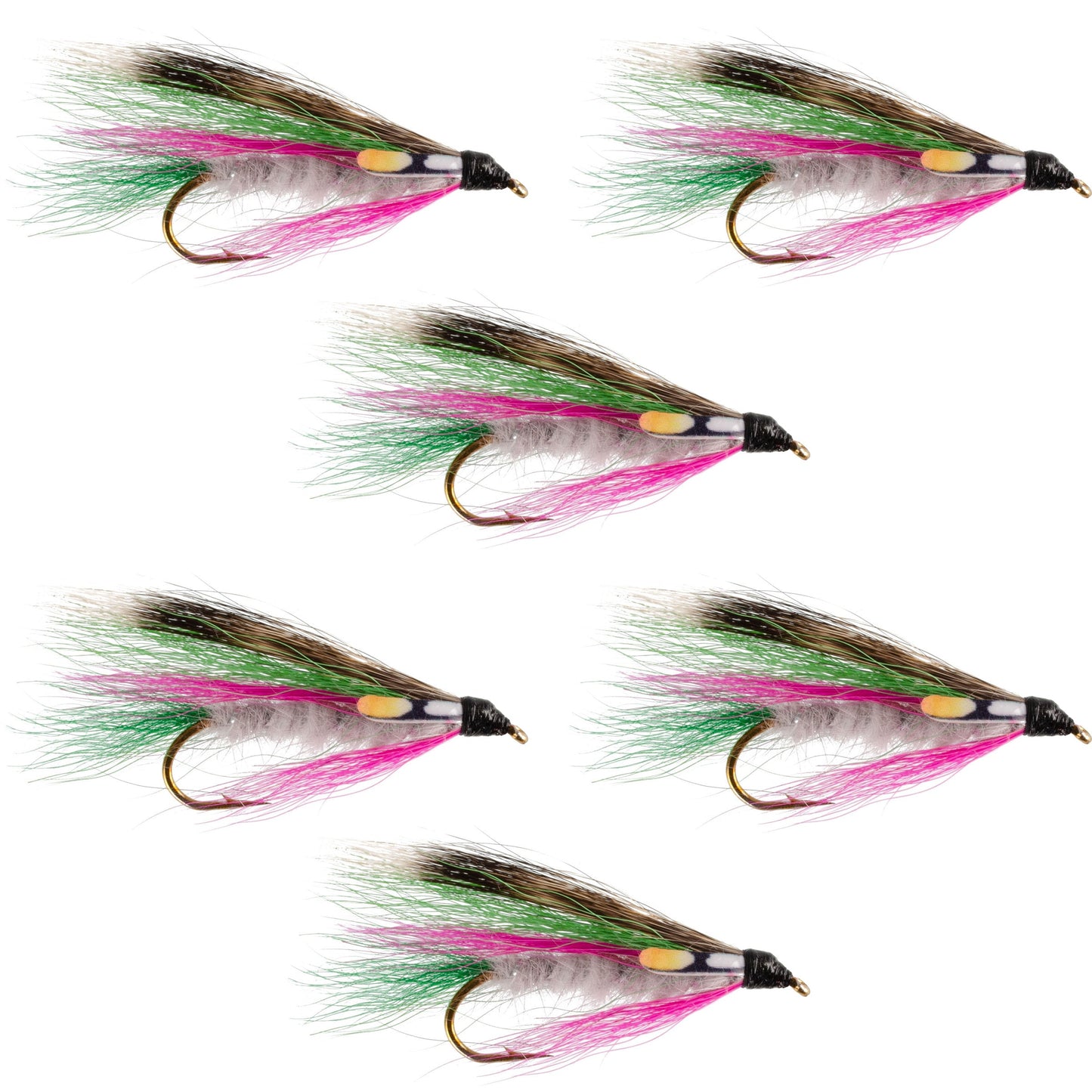 Premium Rainbow Trout Streamer Flies - 6 Pack - Size 4 - Korvel