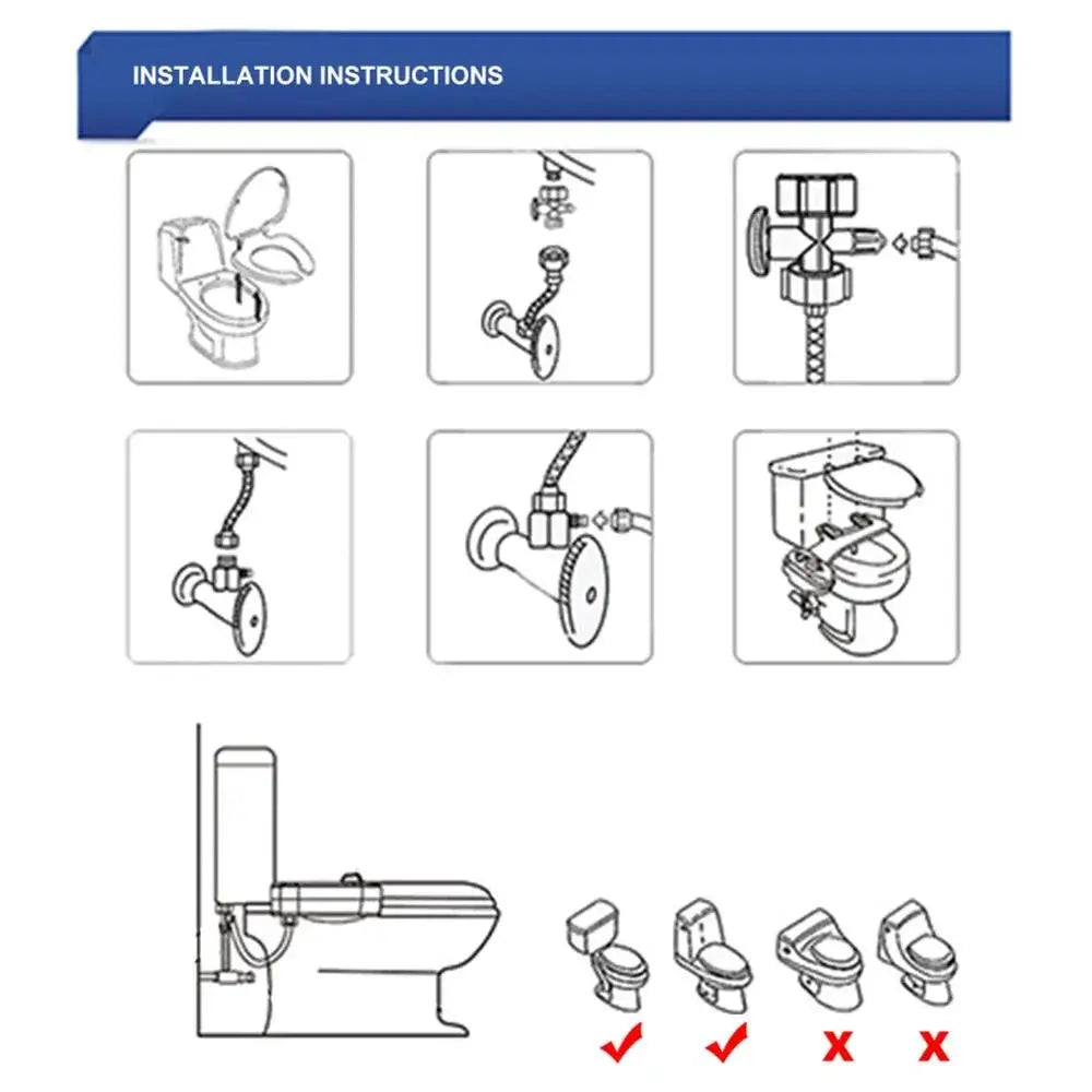 Grifo de Bidet Mecánico Autolimpiante