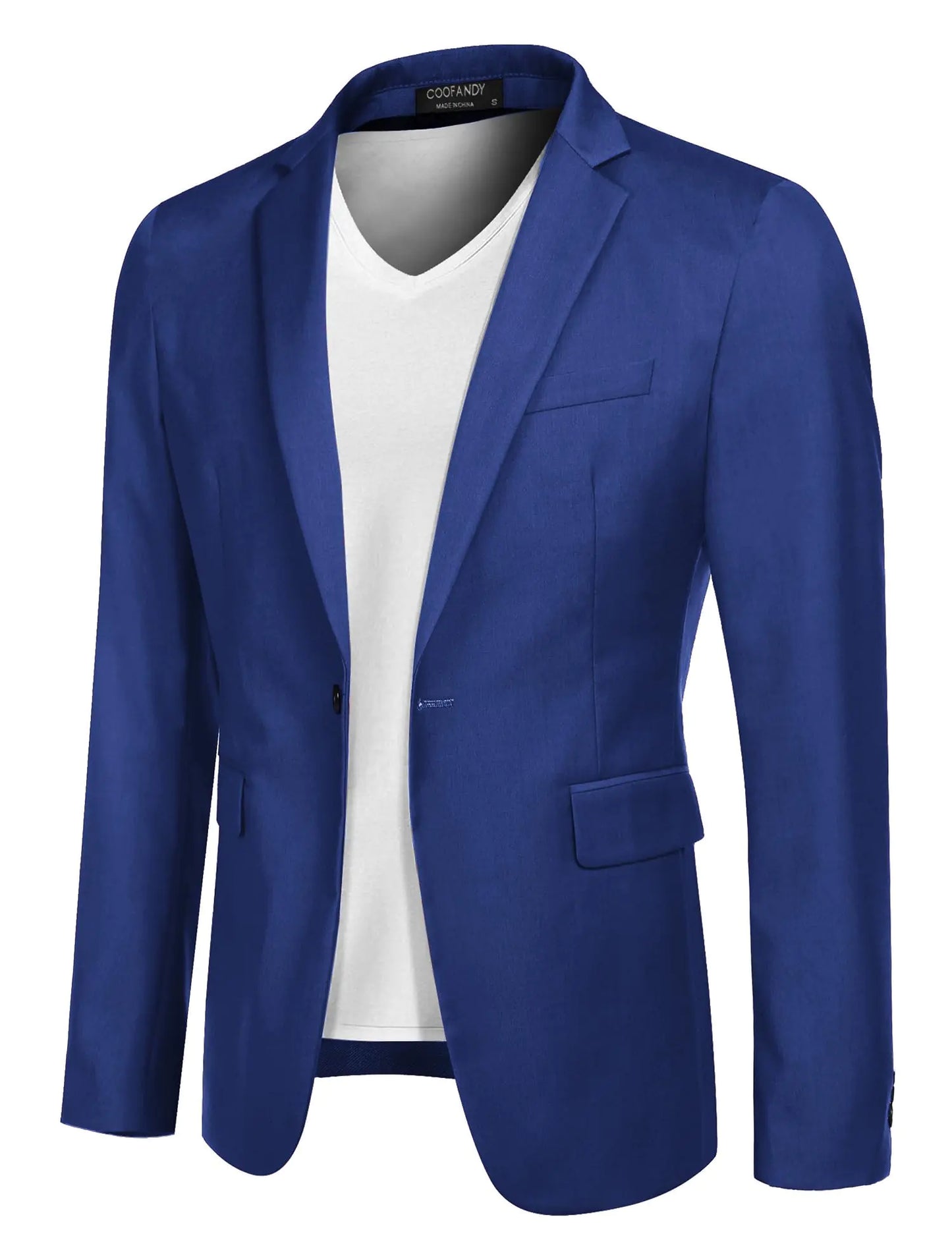 Blazer décontracté pour homme COOFANDY - Bleu gris - 3X-Large