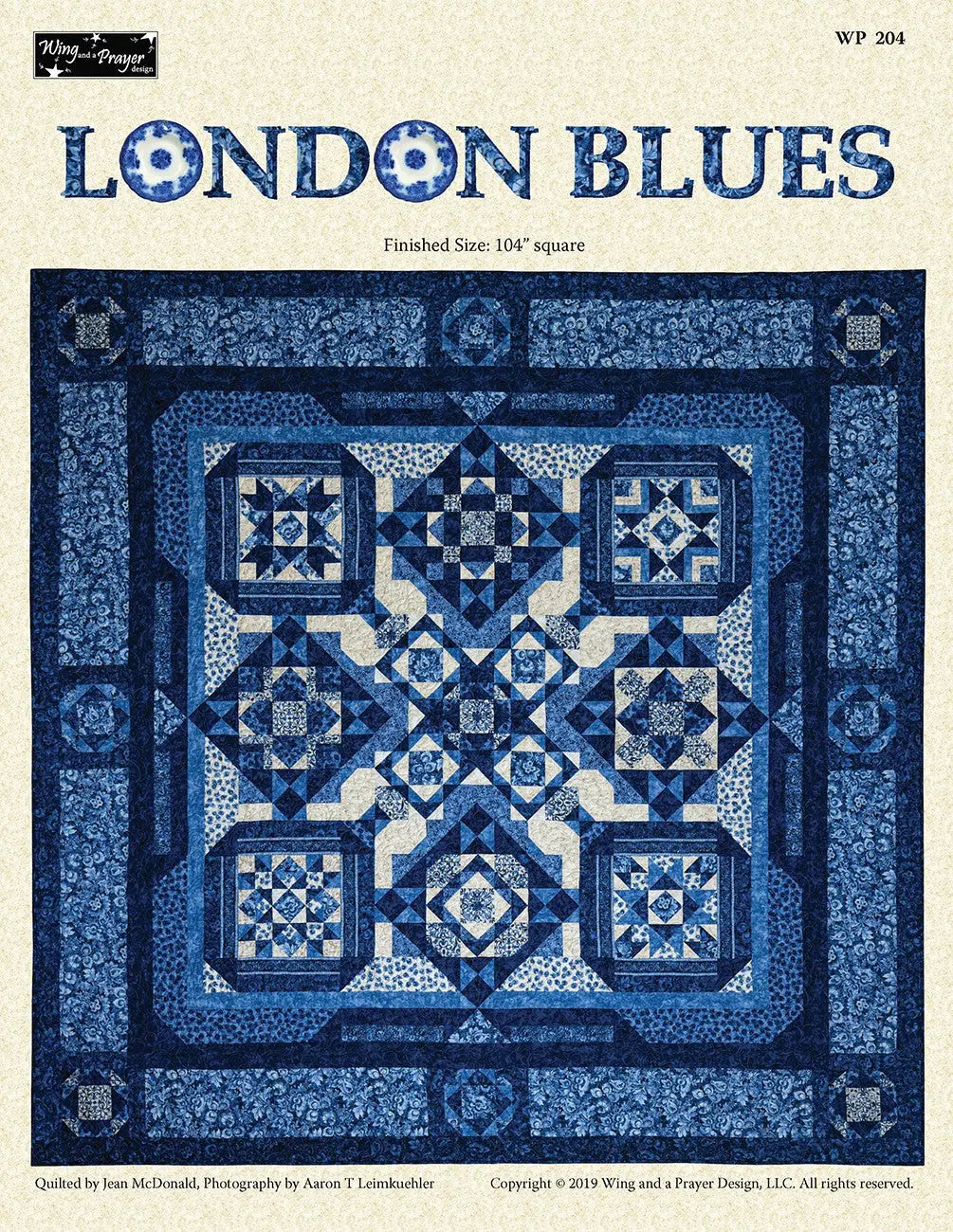 Patrón de Colcha London Blues