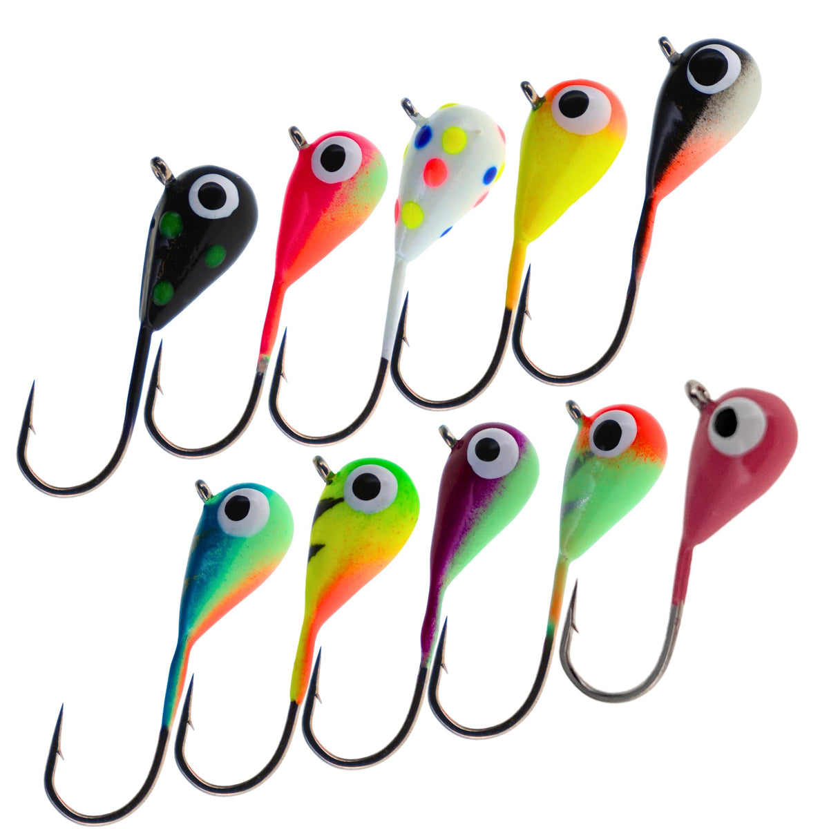 Premium Tungsten Ice Fishing Jigs for All Species